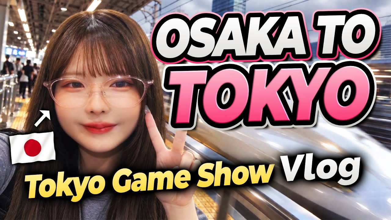 Life in Japan : Attending Japan's Biggest Gaming Event as an Influencer?! [Vlog] Osaka to Tokyo 🚅